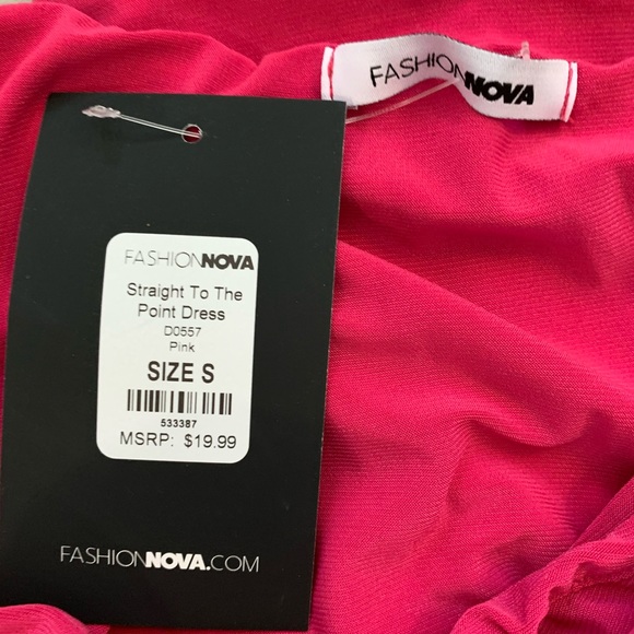 Dark Pink Fashion Nova Dress - Picture 3 of 5